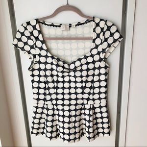 Anthropologie Peplum top